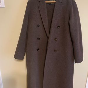 Massimo Dutti rich brown coat